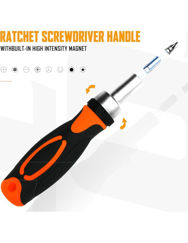 Juego de Destornilladores de Carraca 42 en 1 TOOLMAK