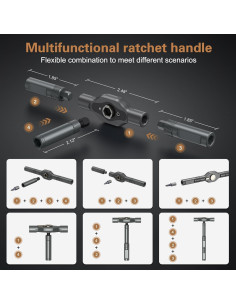 Juego de Destornilladores 24 en 1 Bomivoi con Mango Magnético 2