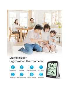 Higrómetro Termómetro Govee H5075 Bluetooth 3" Negro 2