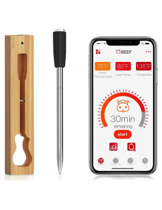 Termómetro de Carne Inalámbrico TAIFF Bluetooth 110m