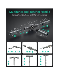 Kit de Destornilladores de Carraca ORIA 24 en 1 Magnéticos 2