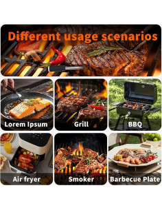 Termómetro de Carne Inalámbrico TAIFF Bluetooth 110m 2