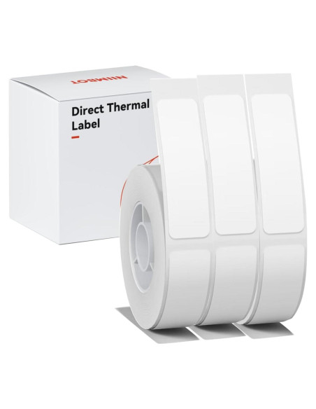 Papel de Etiqueta Blanco Haihaixiong 3 Rollos 12x40mm