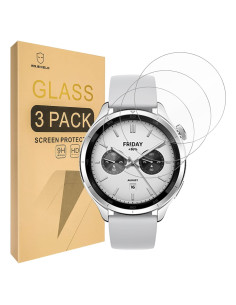 Protector de Pantalla Mr.Shield para Xiaomi Watch S4 - 3 PCS Vidrio Templado 9H