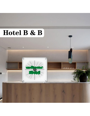 Cubierta de Ventilador Holográfico 3D MAGIXUN 58 cm Transparente