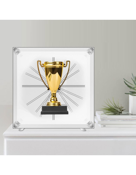 Cubierta de Ventilador Holográfico 3D MAGIXUN 58 cm Transparente