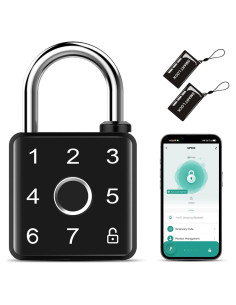 Candado Inteligente Biometrico Oushite SP900 Negro