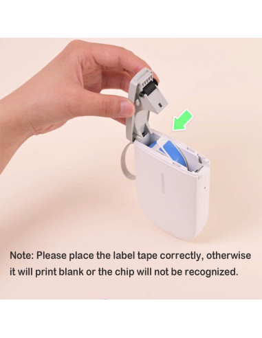 Cinta de Etiqueta Niimbot D11/D110/D101 3 Rollos 12x40mm