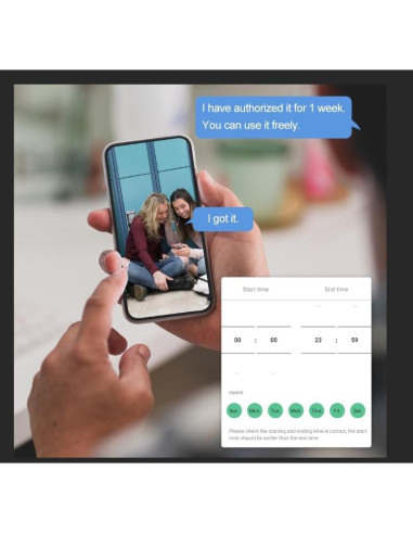 Candado biométrico eLinkSmart para casillero negro