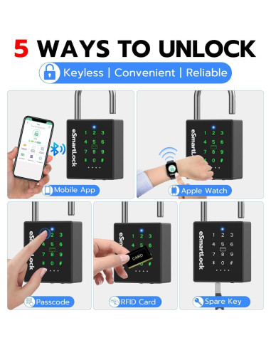 Candado Inteligente eLinkSmart P12BC Alta Resistencia IP67