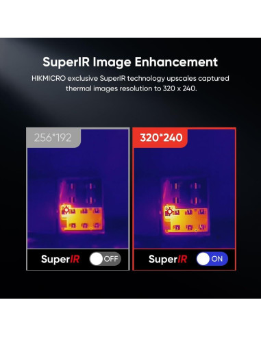 Cámara Térmica HIKMICRO B10 IR 256x192 2MP Pantalla 3.2"