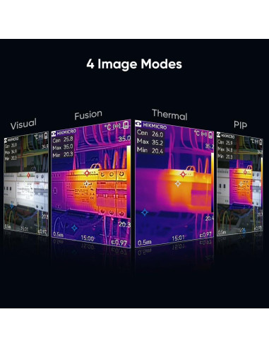 Cámara Térmica HIKMICRO B10 IR 256x192 2MP Pantalla 3.2"