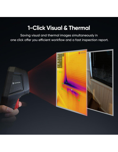 Cámara Térmica HIKMICRO B10 IR 256x192 2MP Pantalla 3.2"