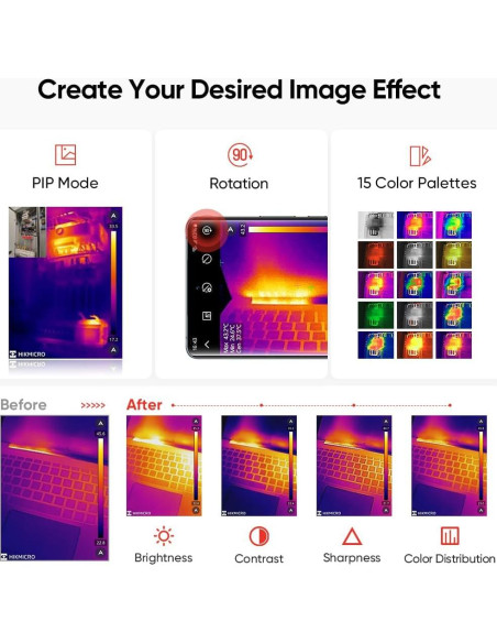 Cámara Térmica HIKMICRO Mini2 Android 256x192 25Hz USB-C