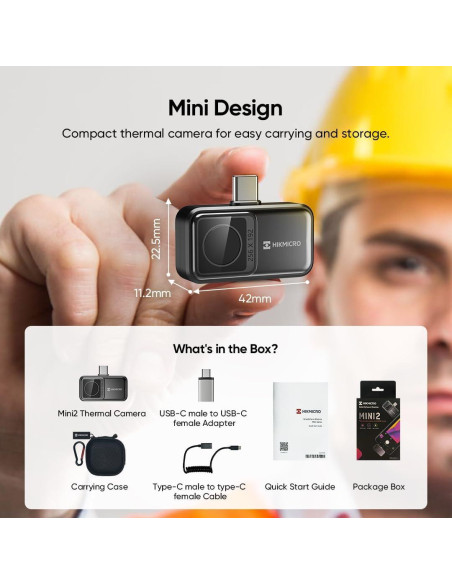Cámara Térmica HIKMICRO Mini2 Android 256x192 25Hz USB-C