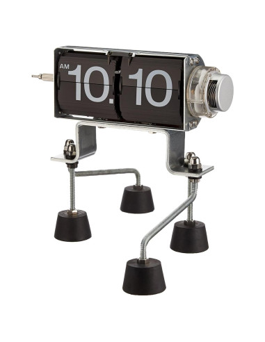 Reloj de Volteo Kikkerland Robot Vintage 20,32 cm