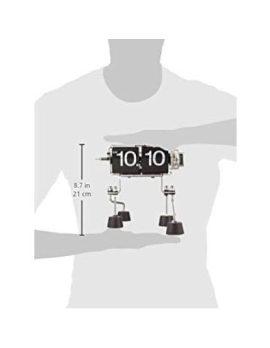 Reloj de Volteo Kikkerland Robot Vintage 20,32 cm