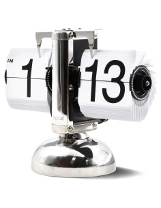 Reloj de Mesa Betus Retro Digital 20x16x8 cm Blanco