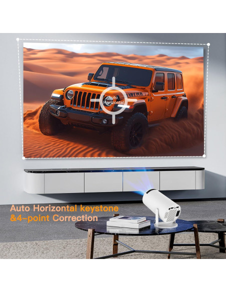 Mini proyector portátil Chicdaze HY300 PRO 1080P WiFi Bluetooth