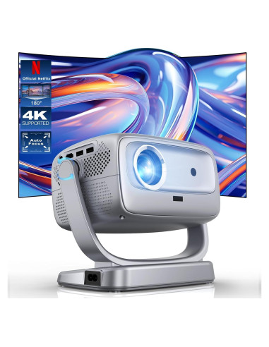 Proyector portátil COOLKANGAROO 1080P WiFi Bluetooth 4K