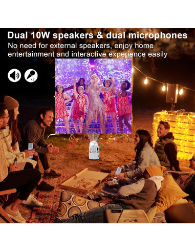 Proyector Mini BlomStorm HY300Pro 4K Android 11 10W WiFi