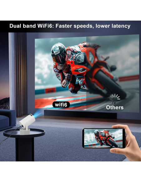 Proyector Mini BlomStorm HY300Pro 4K Android 11 10W WiFi