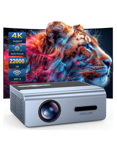 Proyector JOWLURK 4K Wifi Bluetooth 22000 Lúmenes 1080p