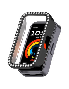Funda Protectora LOKEKE para Huawei Band 10/9/8 - PC Negro