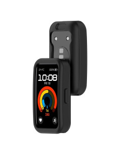 Funda Protectora Silicona LOKEKE para Huawei Band 10/9/8 Negra