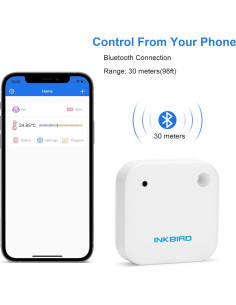 Termómetro Inteligente Inkbird TH2 Bluetooth - Solo Temperatura 2