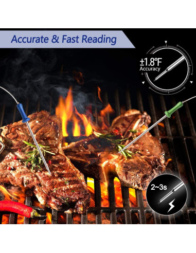 Termómetro Digital de Carne Bluetooth Tianyao FS-52 152m