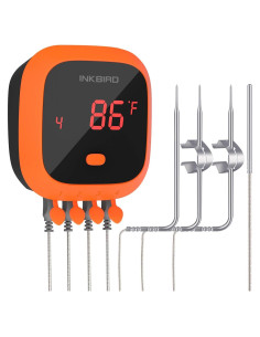 Termómetro de carne Bluetooth Inkbird IBT-4XC 4 sondas