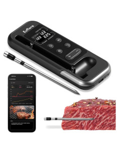 Termómetro de Carne Inalámbrico Euflora Bluetooth 243m