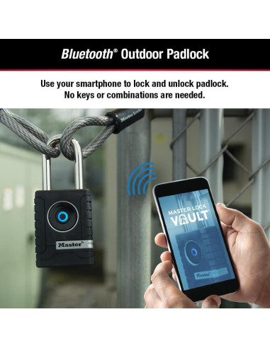 Candado Inteligente Bluetooth Master Lock 4401LHEC Negro