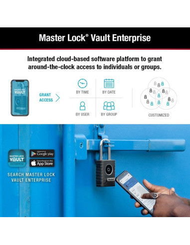 Candado Inteligente Bluetooth Master Lock 4401LHEC Negro