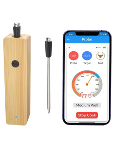 Termómetro de Carne Inalámbrico WADDK JX168 Bluetooth 100-320C