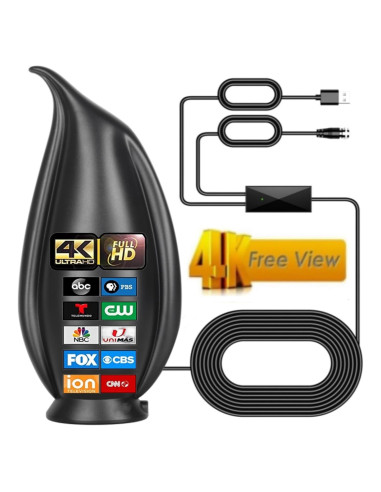 Antena de TV Digital AUTERCO M24-4 Amplificador 1600 km