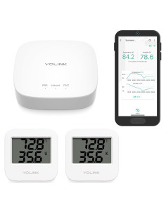 Sensor Inalámbrico de Temperatura y Humedad YoSmart - Paquete de 2