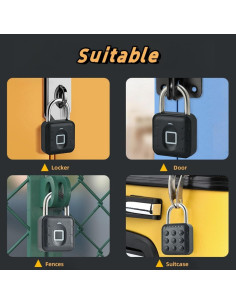 Candado Biométrico Huella Dactilar Loccess Sin Llave 2