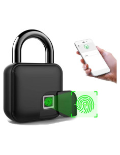 Candado biométrico LIZHOUMIL huella dactilar Bluetooth IP55