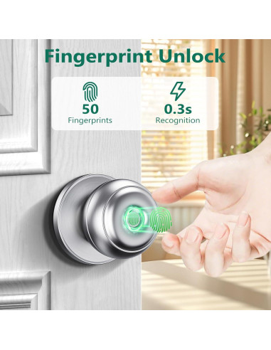 Cerradura Biométrica GeekTale K11 con Huella Dactilar y App