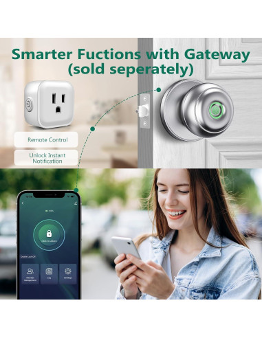 Cerradura Biométrica GeekTale K11 con Huella Dactilar y App