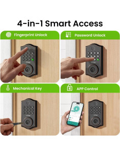 Cerradura Inteligente GHome KD30 - Huella Digital y APP 2