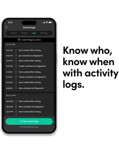 Candado Biométrico Igloohome Lite Rojo Resistente al Agua