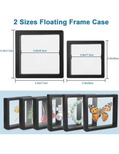 Soporte de Exhibición Flotante 3D Linkstyle, Joyería Transparente 2