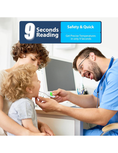 Termómetro Basal Boncare 9 Segundos Oral y Rectal Blanco