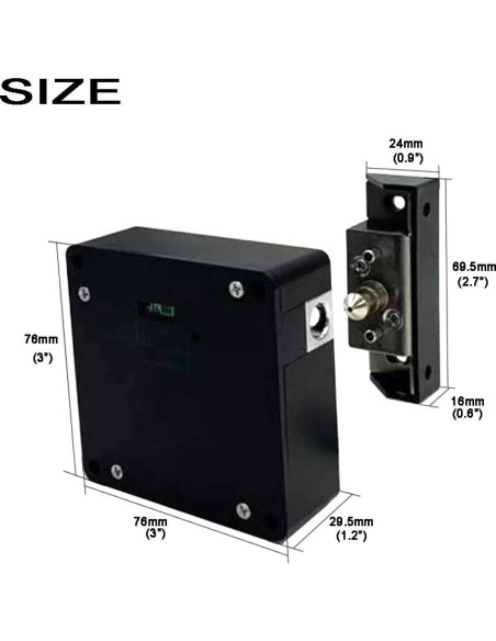 Cerradura RFID Electrónica WOOCH para Armarios de Madera Cerradura RFID Electrónica WOOCH para Armarios de Madera