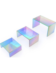 Soportes de Exhibición Acrílicos Iridiscentes X-FLOAT (Juego de 6) 2