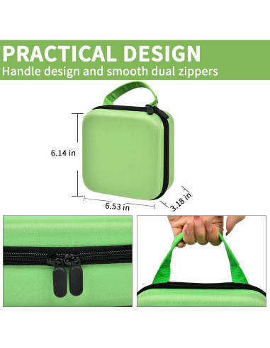 Funda ALKOO Verde para Impresora de Etiquetas NIIMBOT B21/B1