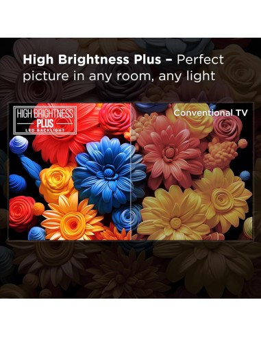 TCL Televisor QLED 4K 165 cm Fire TV Dolby Atmos 65Q651F